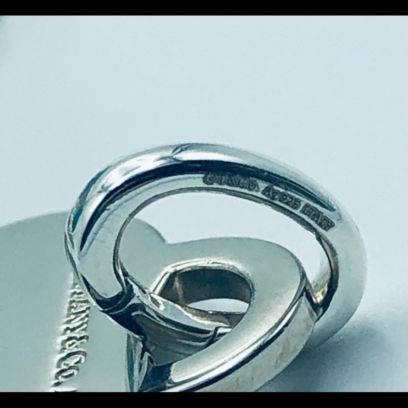 Tiffany & Co CUSTOM New York Heart ID Tag Apple Charm Bracelet with PACKAGING - Picture 13 of 14